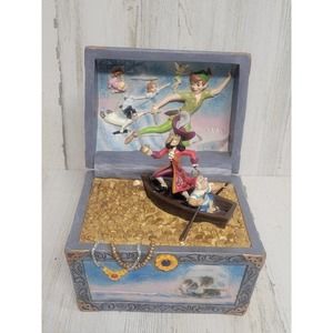 Disney Traditions Peter Pan Treasure Chest Scene Figurine